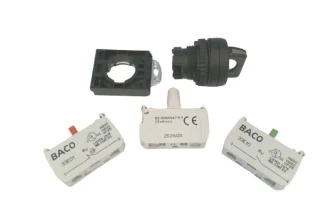 Селекторный переключатель BACO CONTROLS L22KG30-3EAWH11, 22мм, 3 позиции, 230В