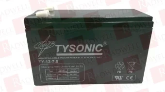 Аккумулятор Артикул TY-12-7.5 от производителя TYSONIC