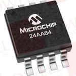 Микросхема памяти Артикул 24AA64-I/MS от производителя MICROCHIP TECHNOLOGY INC