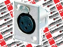 Разъем XLR панельный Neutrik NC4FP-B-1, 4 контакта, черный, female