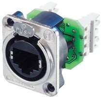 Разъем RJ45 Neutrik NE8FDV-Y110 CAT5e панельный 8P8C