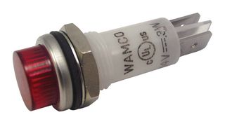 Светодиодный индикатор WL-6391Q2C1-12V красный панельный 14В WAMCO