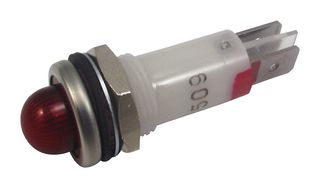 Светодиодный индикатор WL-6391Q2M1-24V WAMCO красный панельный 28В