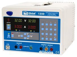 Блок питания постоянного тока GLOBAL SPECIALTIES 1350, программируемый, 3 канала, 0-32В, 0-3А, 200ВА