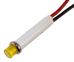 Индикатор светодиодный WL-2191L7-12V желтый панельный 7.87мм WAMCO