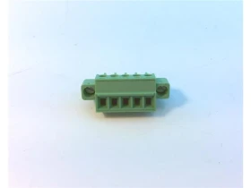 Штекер клеммный MC 1,5/5-STF-3,81 PHOENIX CONTACT, 5 контактов, зеленый