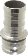 Алюминиевый адаптер CAM & GROOVE 330EAL, 3", тип E, 125 PSI