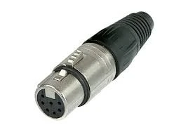 Разъем XLR-7 кабельный female (гнездо) Neutrik NC7FX