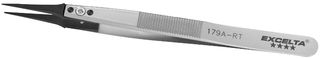 Пинцет прецизионный EXCELTA 179A-RT, 5", прямой заостренный наконечник, сополимер/нержавеющая сталь