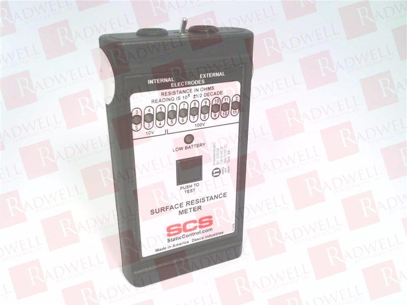 Комплект заземления РЧ Артикул SRMETER2 от производителя SCS STATIC CONTROL SYSTEMS