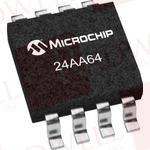Микросхема памяти Артикул 24AA64-I/SN от производителя MICROCHIP TECHNOLOGY INC