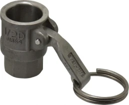 Муфта кулачковая камлок тип D, внутренняя резьба NPT 1/2", нержавеющая сталь, 250 PSI