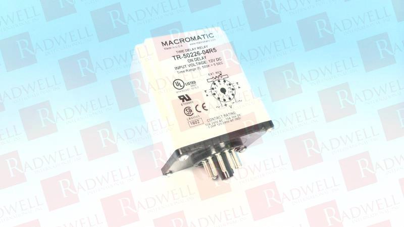 Замедляющие реле Артикул TR-50226-04R5 от производителя MACROMATIC