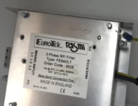 Фильтр помех RFI EUROTEC FE5403.7, трехфазный, 16А, 480В, 50/60Гц