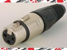 Разъем XLR кабельный Neutrik NC6FX-B, 6 контактов, гнездо, черный