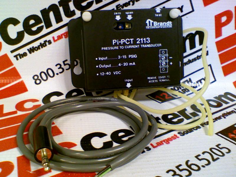 Преобразователь давления PI-PCT-2113 BRANDT INSTRUMENT настенный (3-15 PSIG)