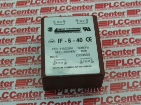 Трансформатор  питания сервопривода Артикул IF-6-40 от производителя SIGNAL TRANSFORMER