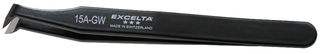 Пинцет антистатический EXCELTA 15A-GW, режущий, загнутый, 114 мм