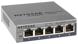 Коммутатор NETGEAR GS105E-200NAS ProSAFE Plus 5-портовый управляемый Gigabit Ethernet