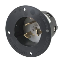 Штекер электрический фланцевый Marinco CS6375, 50А 125/250В