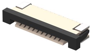 Разъем FFC/FPC 8 контактов 1мм SMD нижний монтаж GLOBAL CONNECTOR TECHNOLOGY FFC3B05-08-T