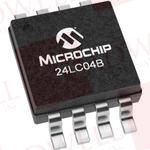 Микросхема памяти Артикул 24LC04B-I/MS от производителя MICROCHIP TECHNOLOGY INC