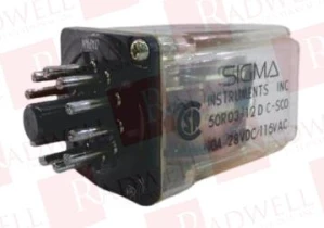 Реле / розетка Артикул 50R03-12DC-SC0 от производителя SIGMA ELECTRIC