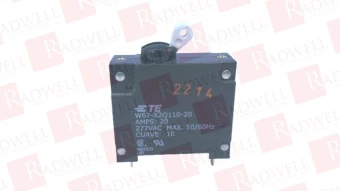 Монтируемый автомат Артикул W67-X2Q110-20 от производителя TE CONNECTIVITY