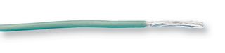 Провод монтажный PTFE 24AWG 0.22мм² зеленый 25м 300В