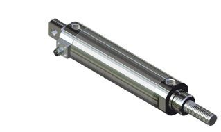 Пневматический цилиндр ALLENAIR SSE-4X4, ход 4", диаметр 4", нержавеющая сталь