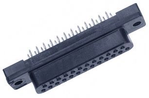 Разъем D-Sub DB25 розетка, 25 контактов, монтаж пайкой, серия Amplimite HD-20