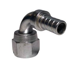 Фитинг ниппельный FC8780-0606S, стальной, 90°, SAE 37°, -06, PTFE