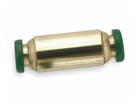 Фитинг пневматический Prestolok 62PL-4, латунный, 1/4"