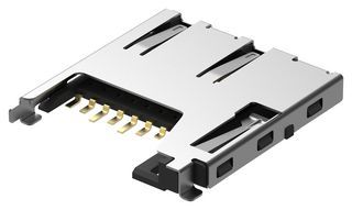 Разъем карты памяти Micro SD Push-Push 8 контактов SMT Global Connector Technology MEM2061-01-188-00-A