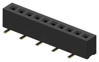 Разъем плата-плата BC070-10-A-1-L-D, розетка, 10 контактов, 1 ряд, шаг 1мм, поверхностный монтаж