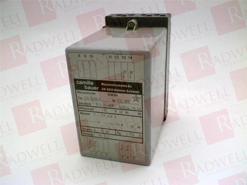 Реле / розетка Артикул 56-U210-4 от производителя CAMILLE BAUER