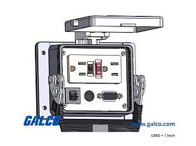 Mencom DHGF-DB9-8M-R-32