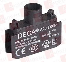 Кнопка Артикул A20-E00P от производителя MENICS