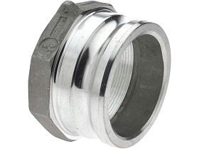 Адаптер шланговый алюминиевый EVER-TITE 340AAL, 4" CAM & GROOVE x 4" NPT, 100 PSI