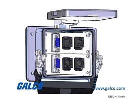 Mencom DB09-2-4RJ45-32LS