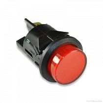 Кнопка управления круглая красная неподсветная BACO CONTROLS V11CB01