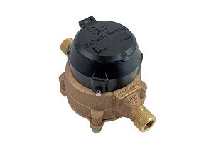 Счетчик воды Badger Meter 63961-002, 5/8"-3/4", 0.5-25 GPM, со встроенным клапаном