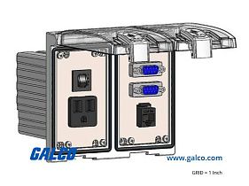 Mencom LP2-DP1-2DB9-RJ45-R