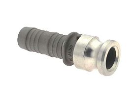 Адаптер шланговый камлок тип E нержавеющая сталь 1" (250 PSI)