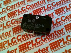 Микропереключатель OMRON V-10G-1A5-K с фиксацией