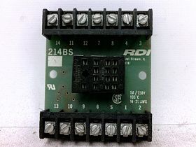 Розетка релейная 214BS, 14 контактов, DIN-рейка, 5А 150В, винтовое соединение