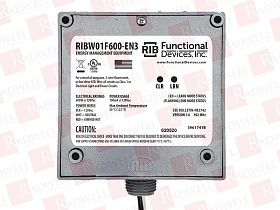 Твердотельная перегрузка / реле Артикул RIBW01F600-EN3 от производителя FUNCTIONAL DEVICES