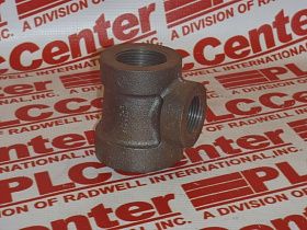 Тройник редукционный чугунный оцинкованный 1-1/2"x1-1/4"x1"