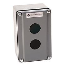 Корпус кнопочный Allen-Bradley 800R-2TZ, алюминиевый, 2 отверстия