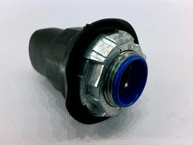 Втулка цинковая с ПВХ-покрытием 3/4 дюйма темно-серая HUB3/4-G